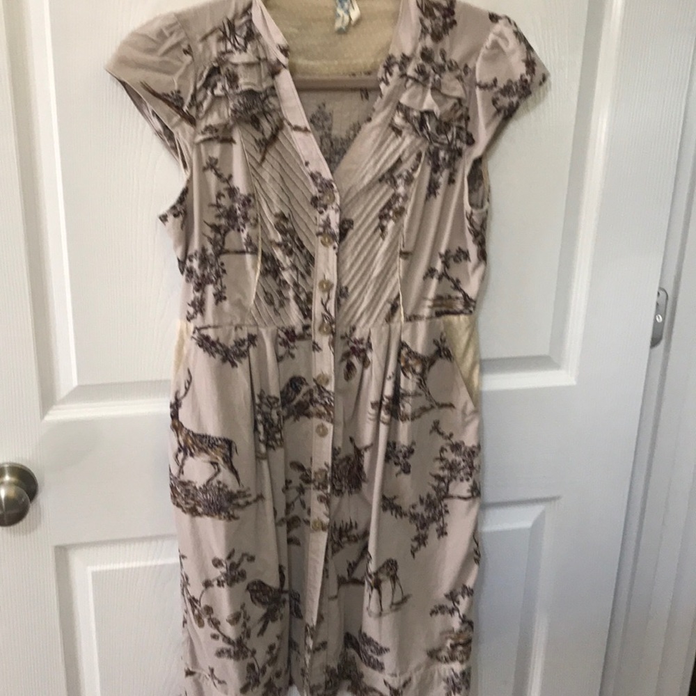 Button up dress